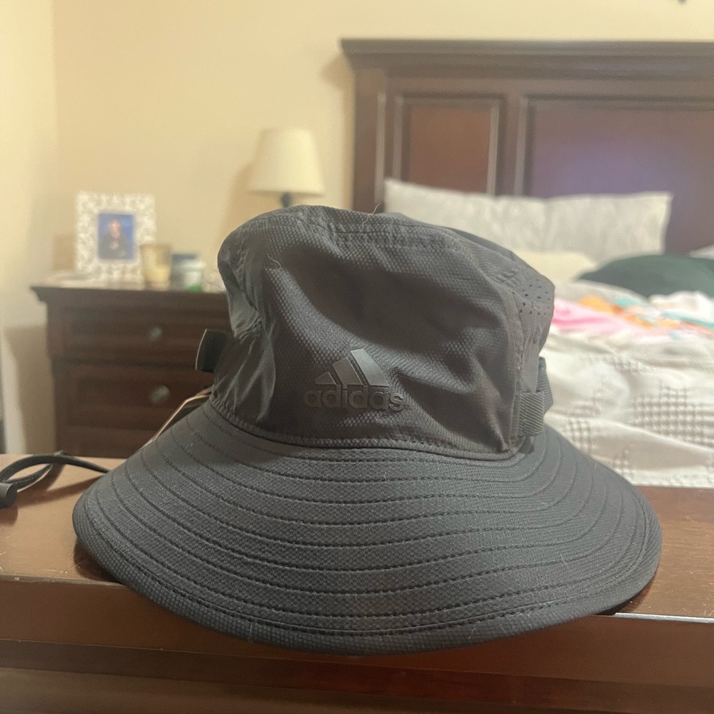 Adidas Charcoal Wide-Brim Hat